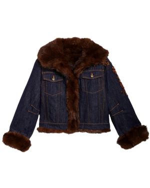 Ermanno Scervino Denim Collo Ecovisone - Blauw