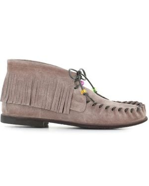 Alexander Hotto Lace-Up Boots - Grey