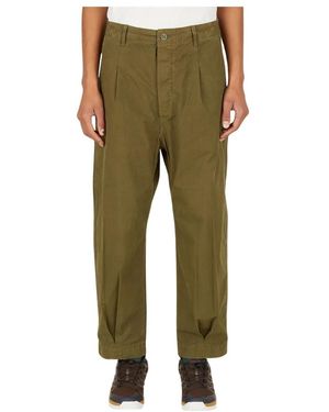Applied Art Forms Straight Trousers - Groen