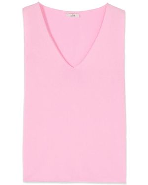 Oltre V-Neck Knitwear - Rosa