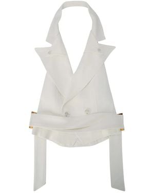 Elisabetta Franchi Vests - White