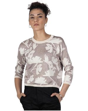 ALESSIA SANTI Round-Neck Knitwear - Grijs