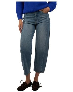 JC Sophie Cropped Jeans - Blau