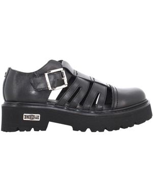 Cult Slash Schnürschuh - Schwarz