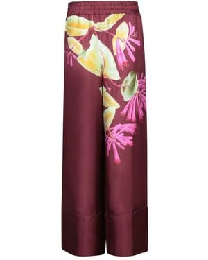 Pierre Louis Mascia Bordeaux Hose Für Frauen - Lila