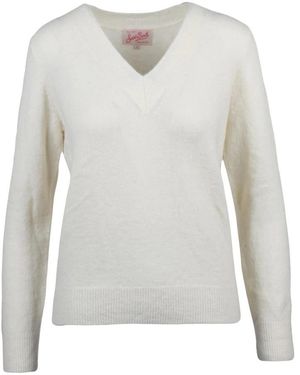 MC2 Saint Barth V-Neck Knitwear - Gris