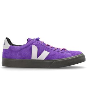 Veja Schoenen ,Paars ,Suède Campo Sportschoenen