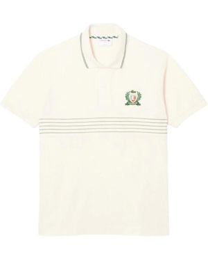Lacoste Polo Shirts - White