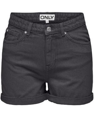 ONLY Denim Shorts - Black