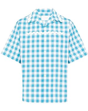 Prada Short Sleeve Shirts - Blue