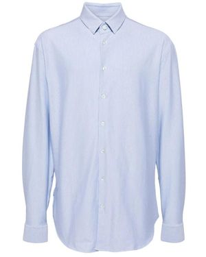 Giorgio Armani Casual Shirts - Blue
