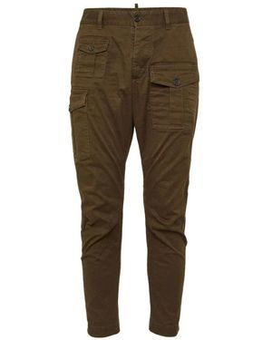 DSquared² Slim-Fit Trousers - Verde
