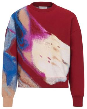 McQueen Sweatshirts - Red