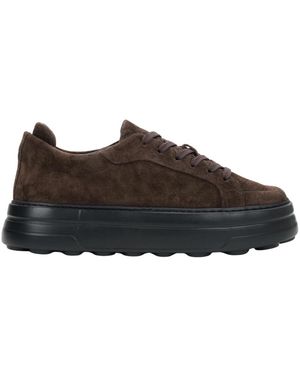 ESTRO Schoenen ,Bruin ,Leer Chunky Platform Sneakers