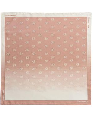 KARL LAGERFELD Silky Scarves - Neutro