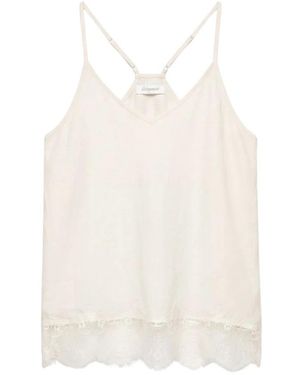 Alchemist Tops ,Wit ,Mia Mouwloze Top