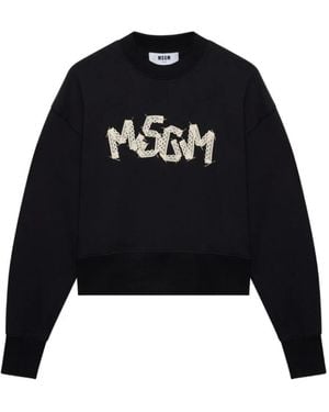 MSGM Sweatshirts - Black