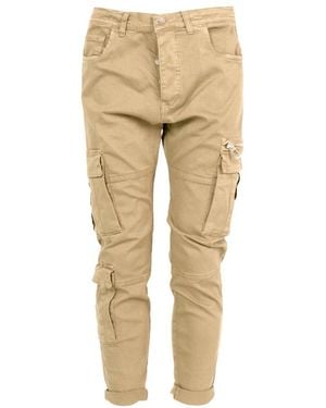 Xagon Man Slim-Fit Trousers - Neutro