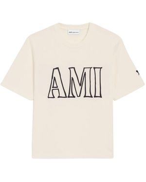 Ami Paris T-Shirts - Neutro