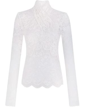 Rabanne Long Sleeve Tops - Blanc