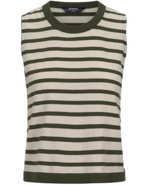 K-Way Sleeveless Tops - Green