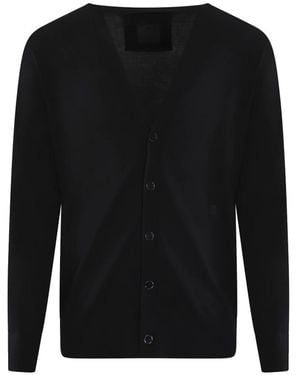 Givenchy Cardigan Aus Baumwolle Und Seide - Schwarz