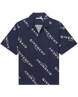Givenchy Short Sleeve Shirts - Blue