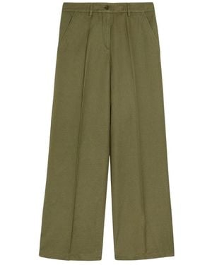 Aspesi Wide Trousers - Green