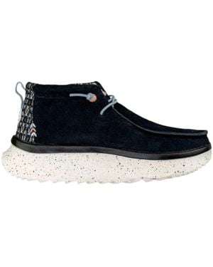 HEYDUDE Lace-Up Boots - Blue