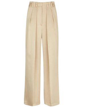Laurence Bras Wide Trousers - Neutro