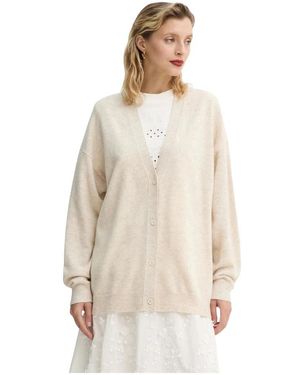 Munthe Truien & Vesten ,Wol Fafali Cardigan - Naturel