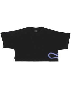 Propaganda T-Shirt Met Korte Mouwen En Ronde Hals - Zwart