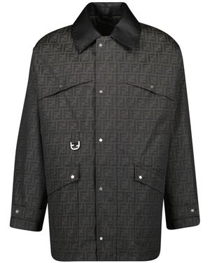 Fendi Light Jackets - Black