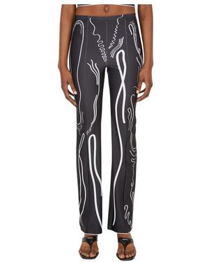 DI PETSA Broeken ,Zwart ,Polyester Venus Shell Pants