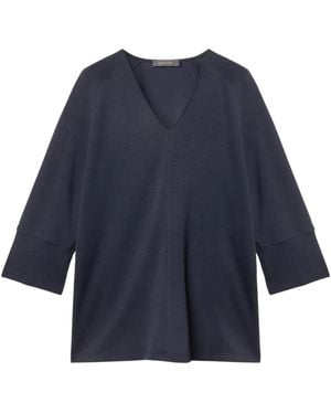 Elena Miro Long Sleeve Tops - Blue