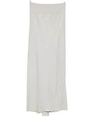 Rick Owens Maxi Skirts - Bianco