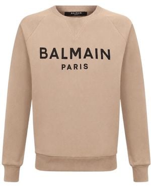 Balmain Sweatshirts &Amp; Hoodies - Naturel