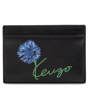 KENZO Tulip Card Holder - Zwart