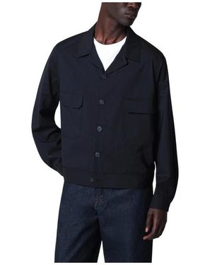 Santaniello Jassen ,Blauw ,Giubino Camicia Destrutturato Anemone