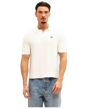 Lacoste Polo Shirts - White