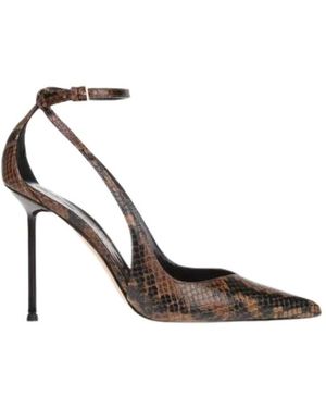 Ninalilou Schoenen ,Bruin ,Leer Decolletè Helen - Metallic