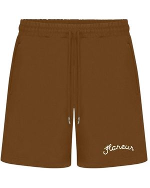 flâneur Casual Shorts - Marrón