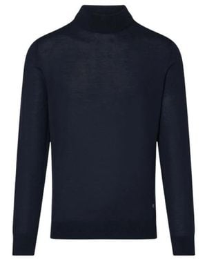 Liu Jo Merino-Wollpullover Mit Rollkragen - Blau
