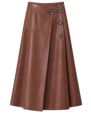 IRO Midi Skirts - Marrón