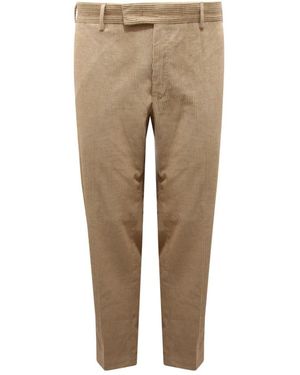 PT01 Slim-Fit Trousers - Natural
