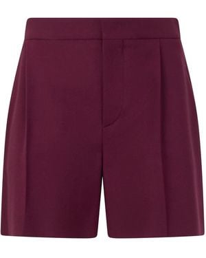 Alberta Ferretti Casual Shorts - Purple
