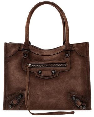 Balenciaga Le City Mini Tote Bag - Braun