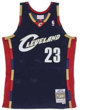 Mitchell & Ness Nba Swingman Jersey Hardwood Classics Nr. 23 Lebron James 2008-09 - Blauw