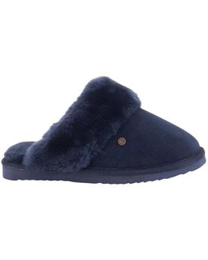 Warmbat Schoenen ,Blauw ,Suède Flurry Slippers