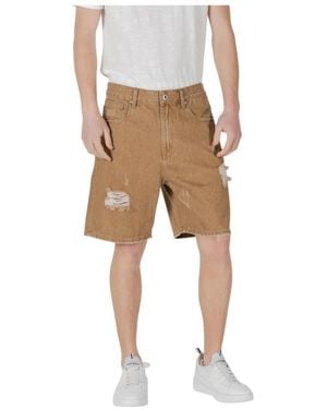 Gianni Lupo Casual Shorts - Natural